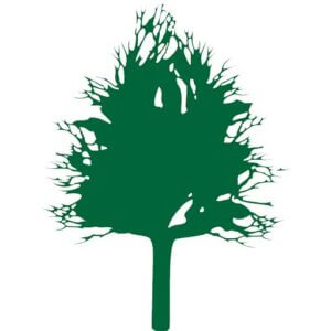 grüner Baum aus Logo Grün-Stich Gartenbau